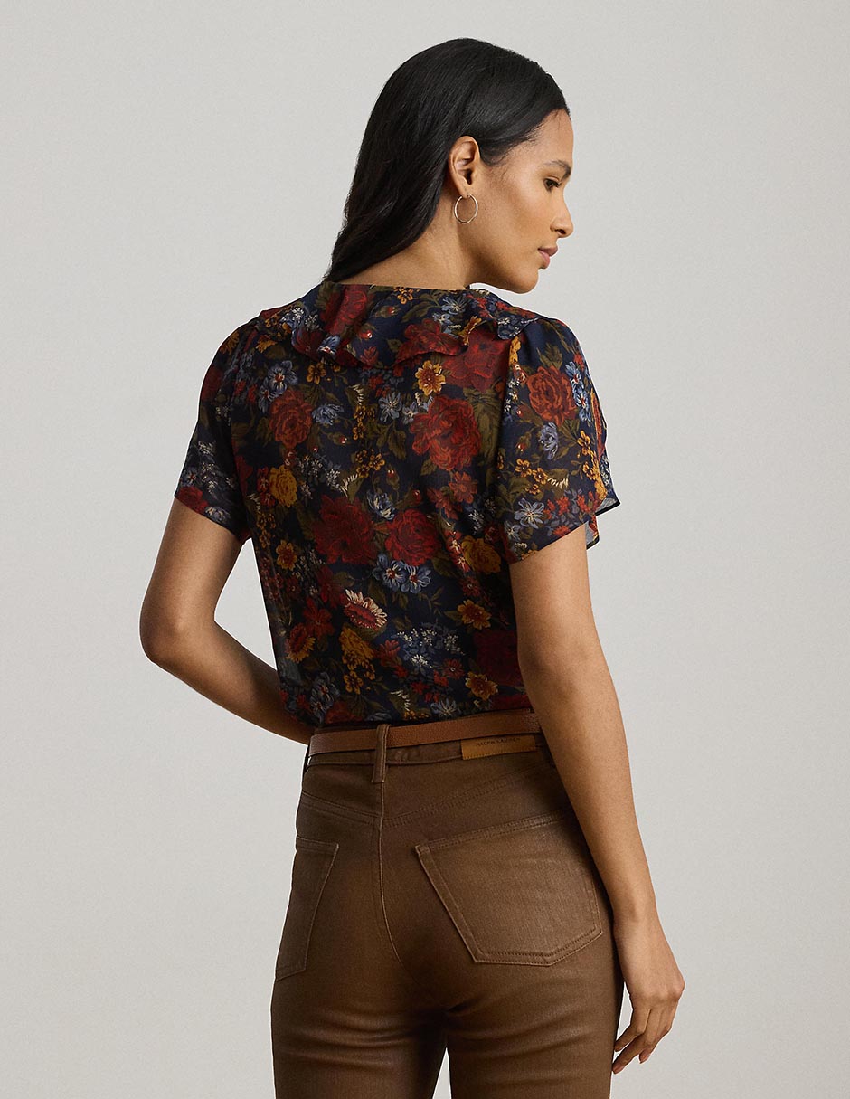 Blusa Lauren Ralph Lauren manga corta para mujer