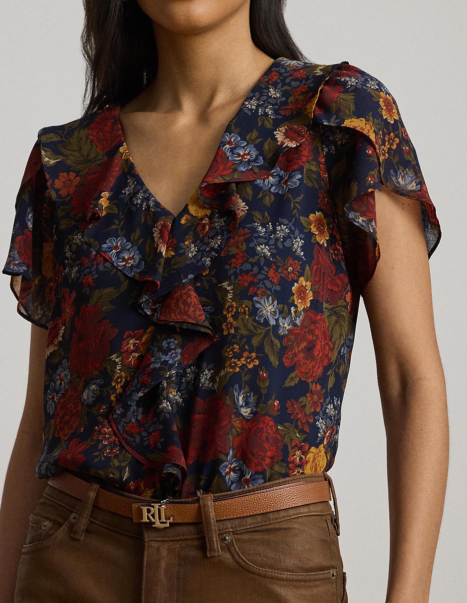 Blusa Lauren Ralph Lauren manga corta para mujer
