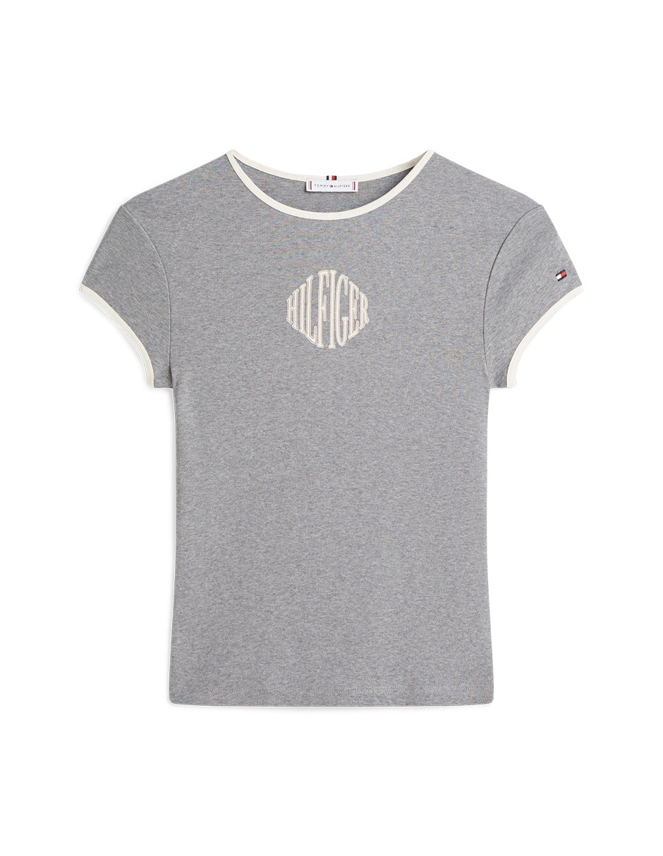 Playera manga corta cuello redondo mujer Playera manga corta cuello redondo mujer
