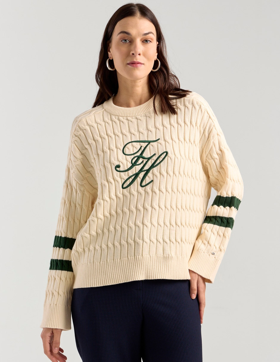 Suéter cuello redondo para mujer Suéter cuello redondo para mujer