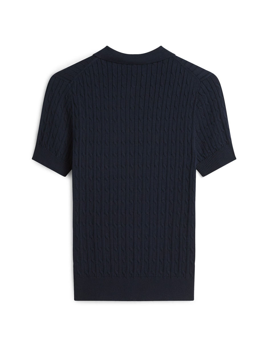 Playera tipo polo para mujer