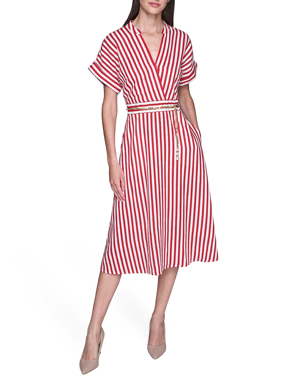 Vestido midi casual holiday para mujer 2