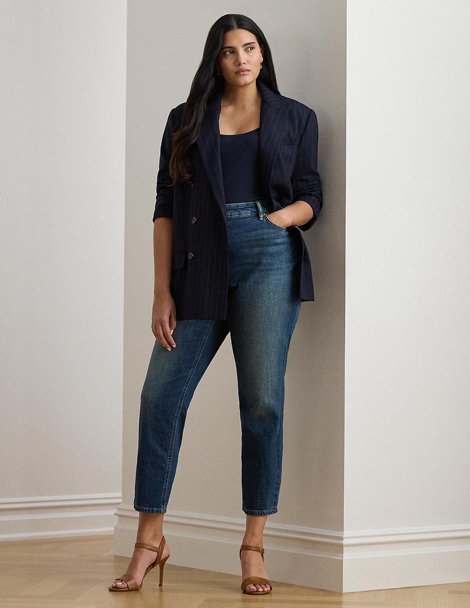 Jeans straight para mujer 8