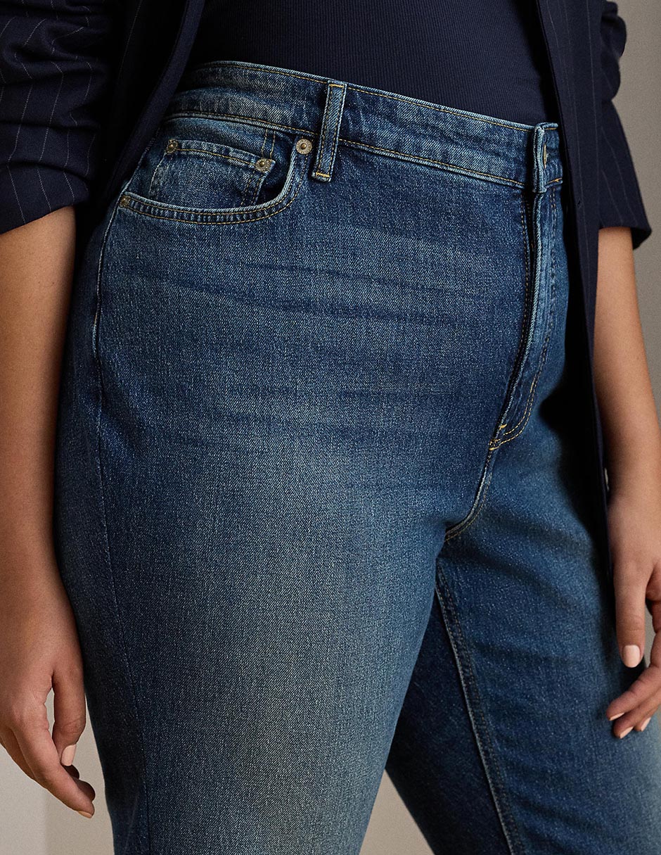 Jeans straight para mujer 9
