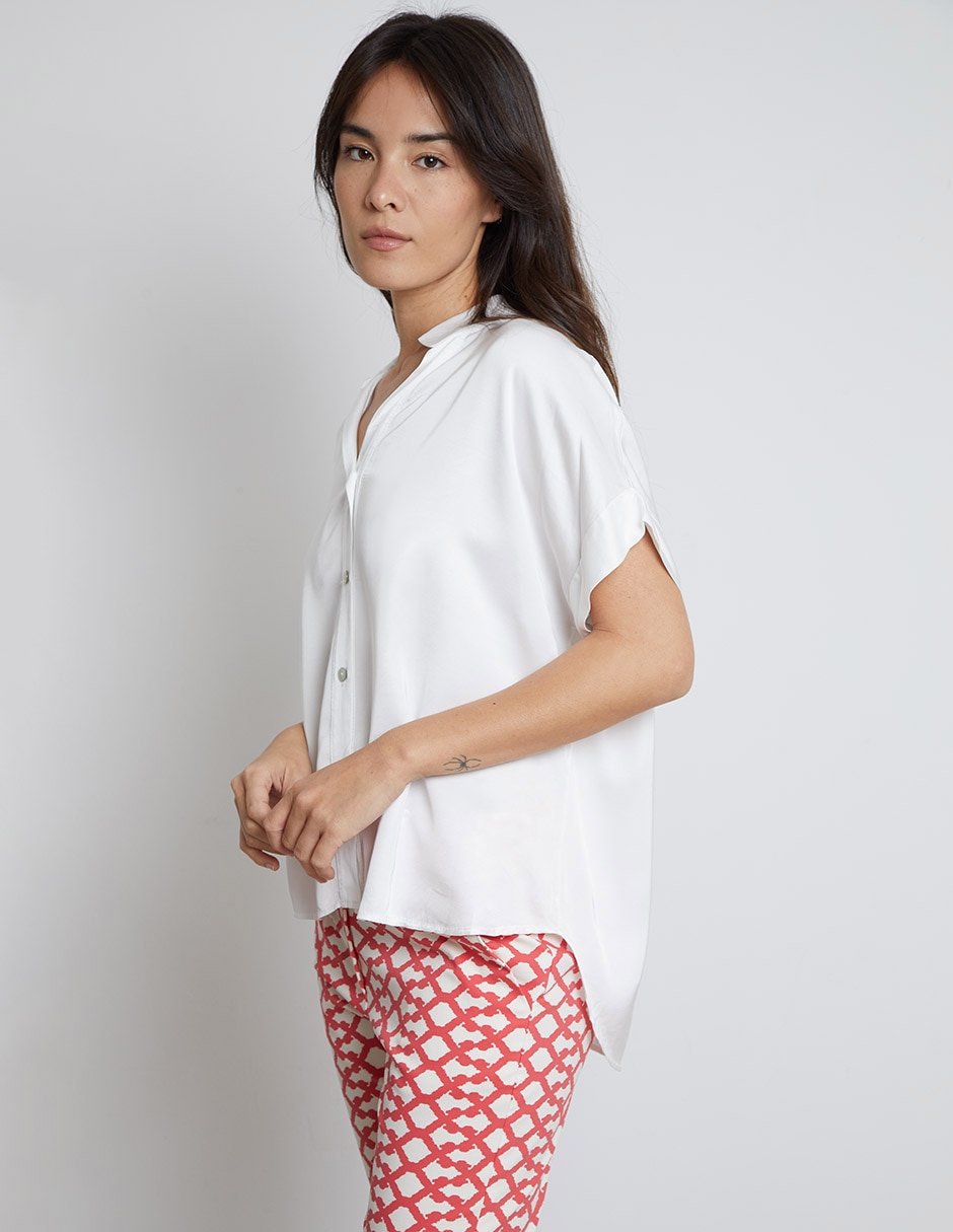 Blusa Trucco manga al codo para mujer