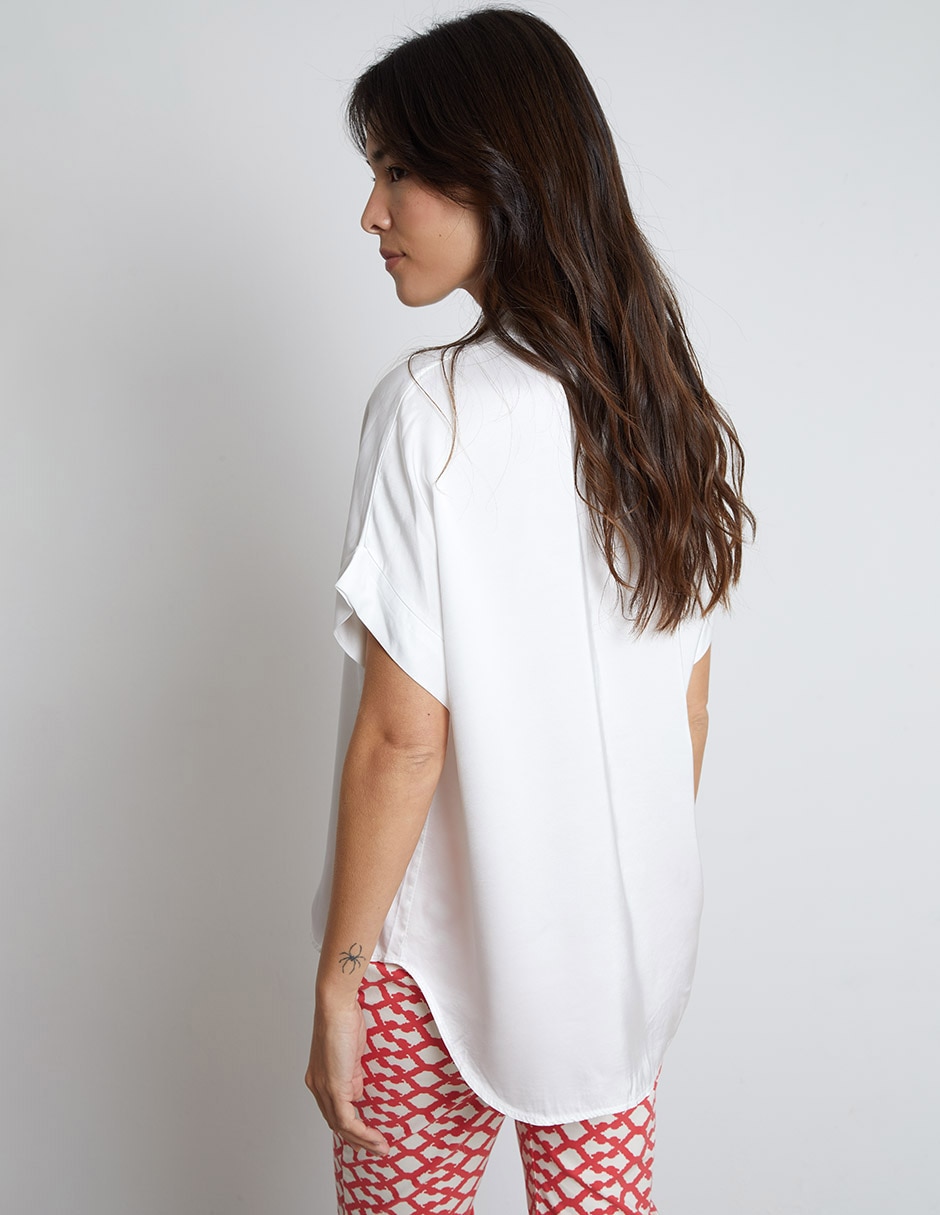 Blusa Trucco manga al codo para mujer