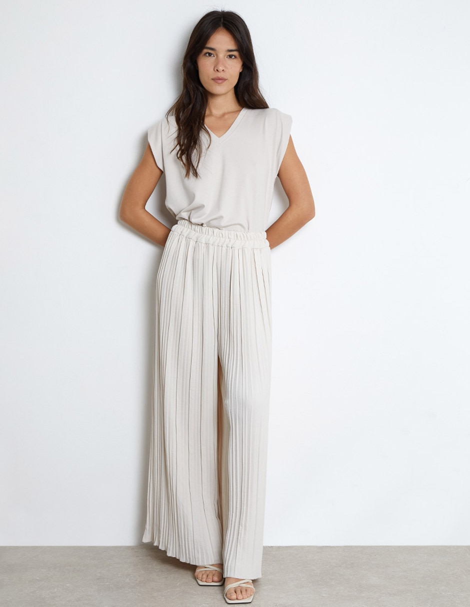 Pantalón amplio para mujer 3