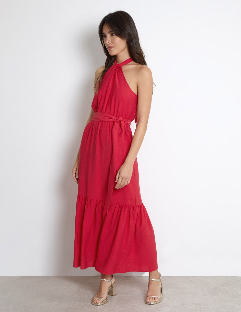Vestido largo casual para mujer 5