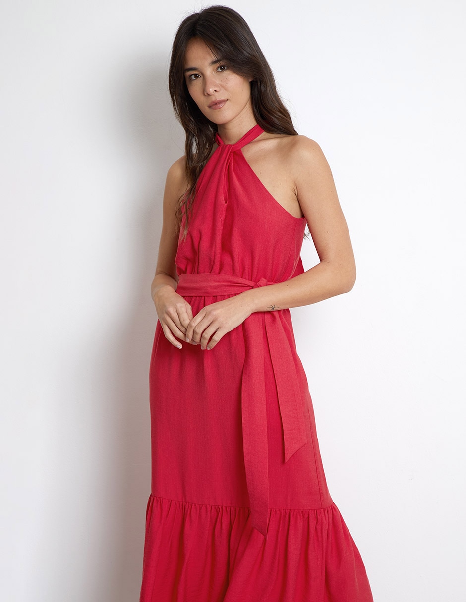 Vestido largo casual para mujer