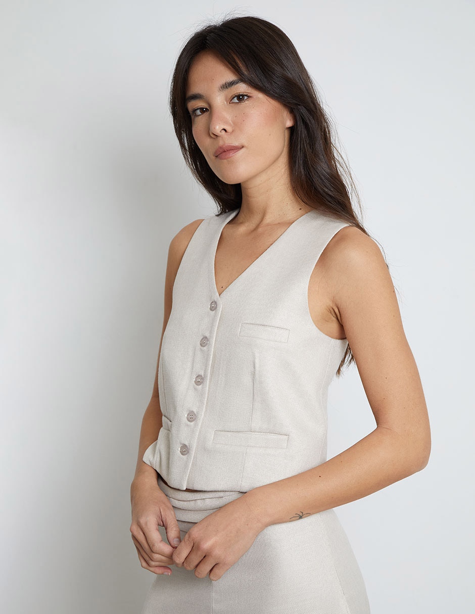Chaleco de algodón para mujer 5