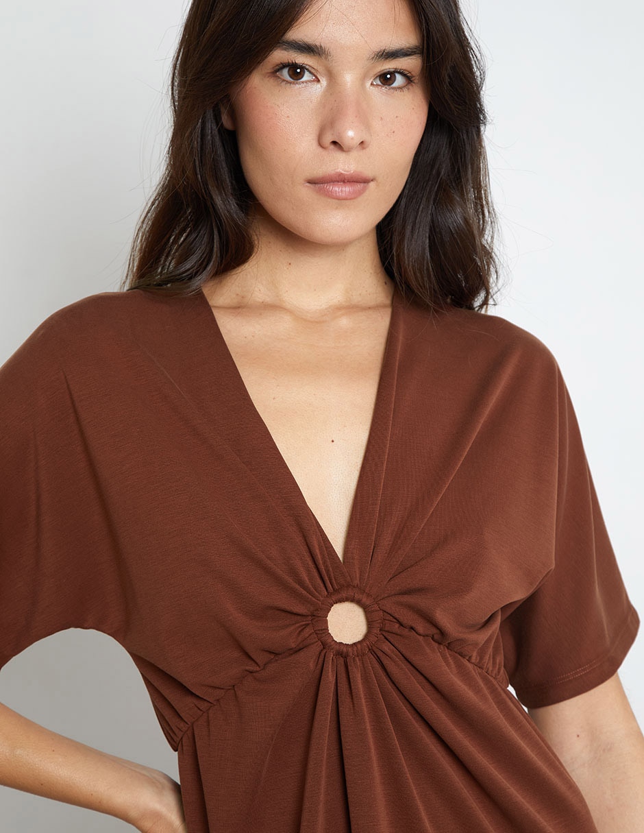 Vestido crop casual para mujer