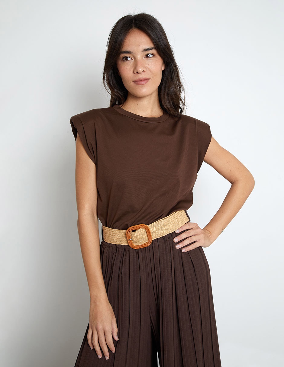 Blusa manga corta para mujer 1
