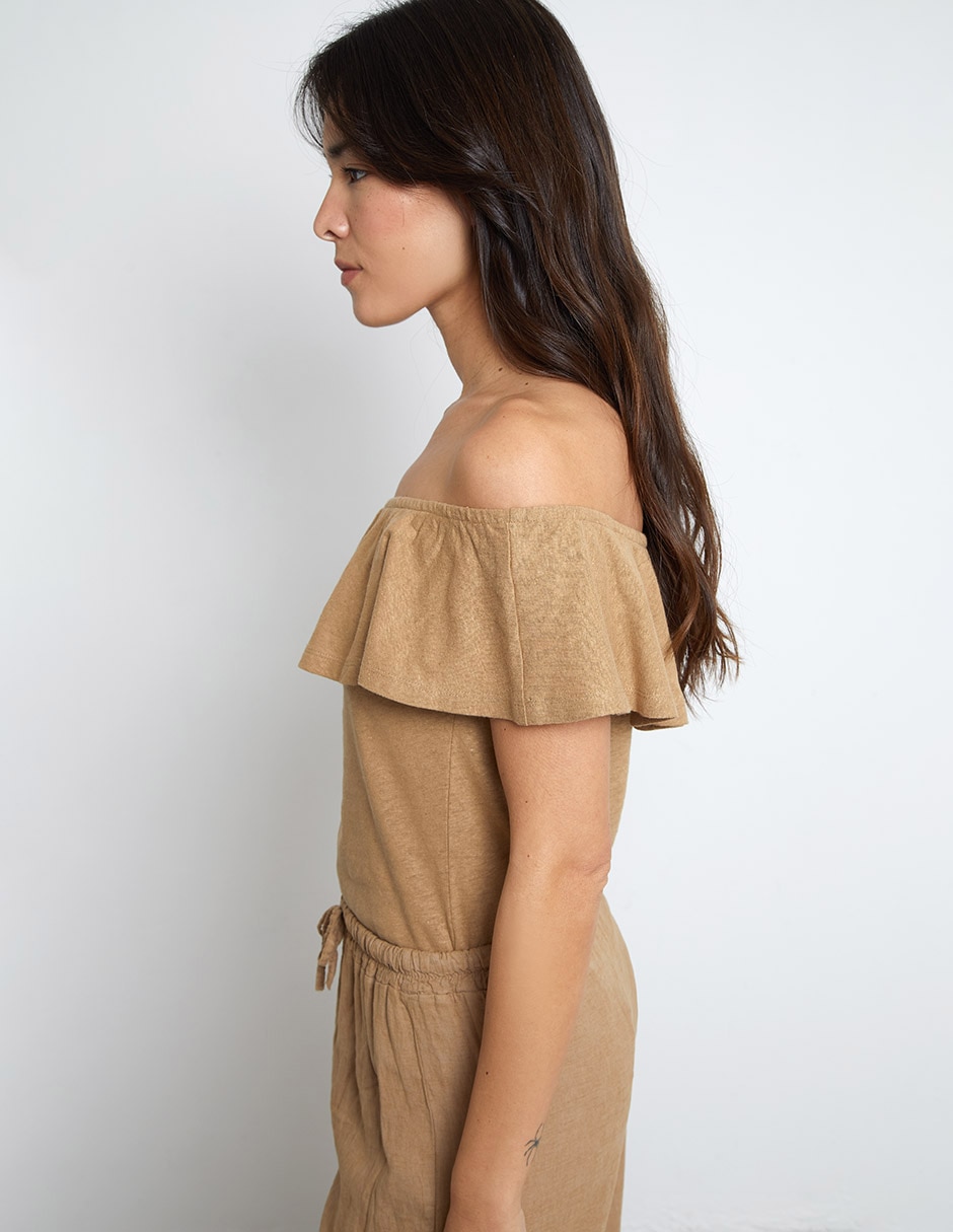 Blusa manga corta para mujer 5