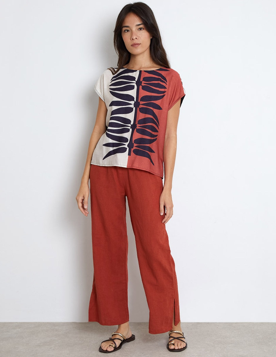 Blusa manga corta para mujer 9