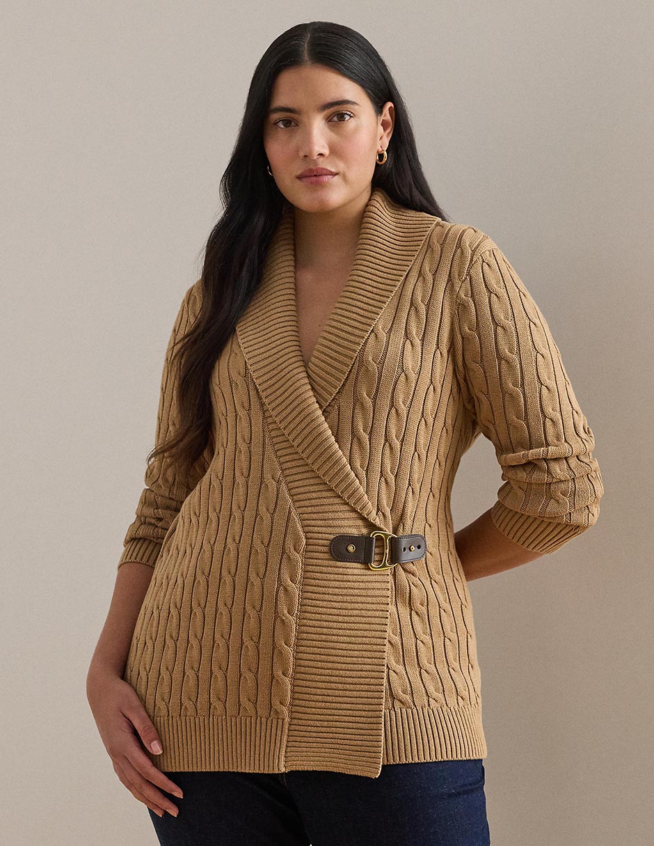 Suéter Lauren Plus cuello v para mujer