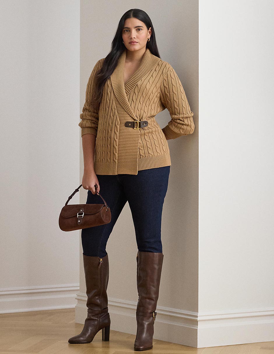 Suéter Lauren Plus cuello v para mujer