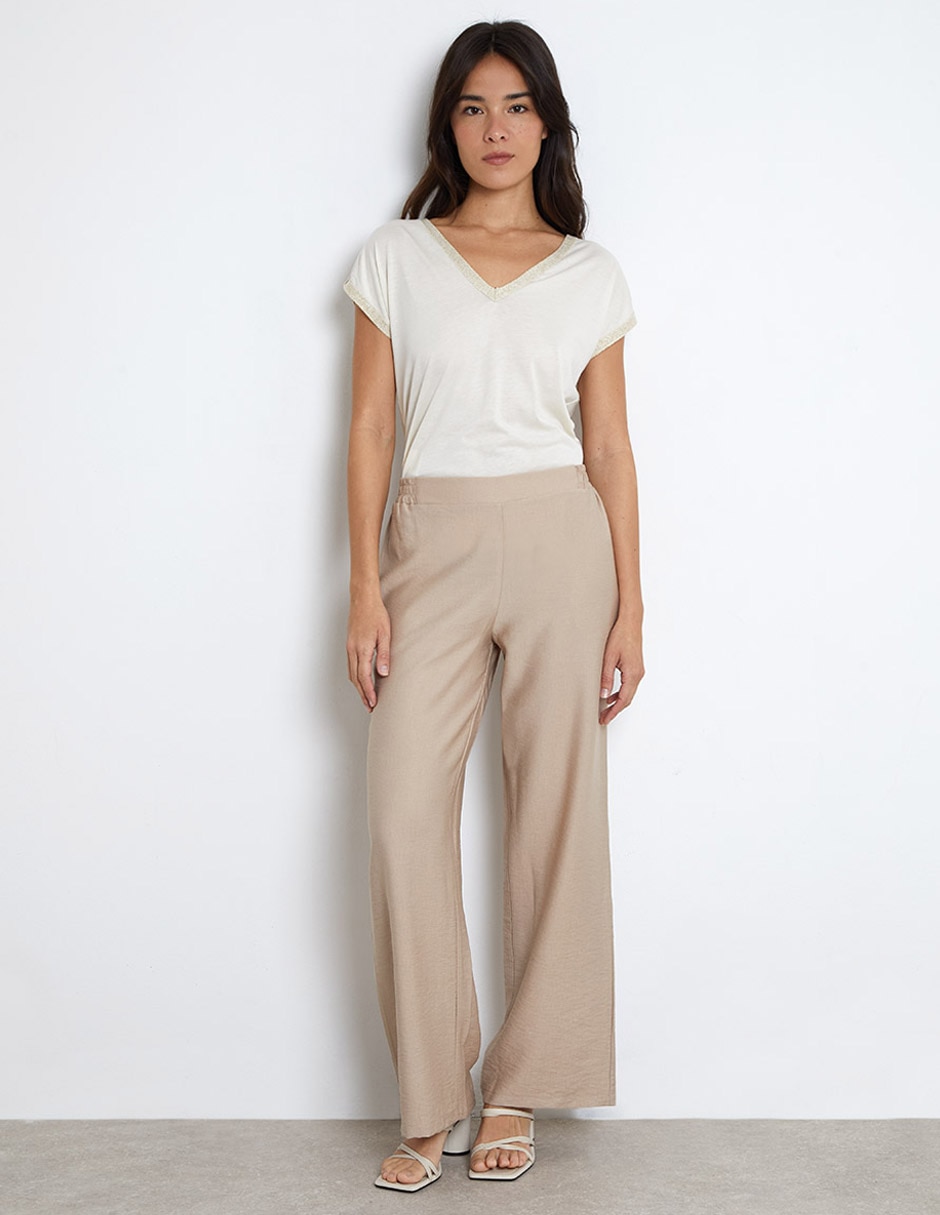 Pantalón flare para mujer