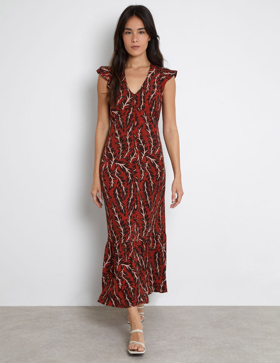 Vestido largo casual para mujer 4