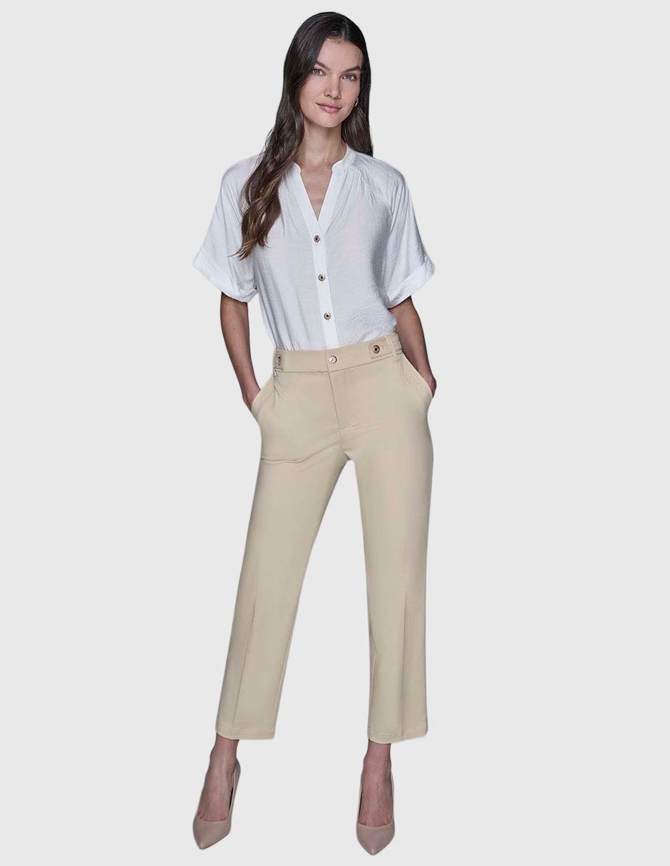 Pantalón chino slim para mujer Pantalón chino slim para mujer