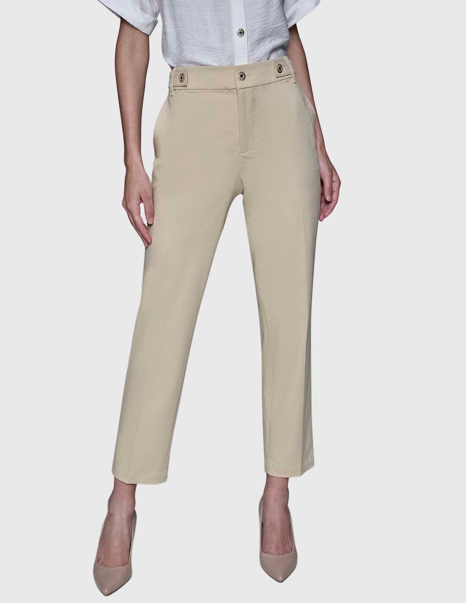 Pantalón chino Karl Lagerfeld Paris slim para mujer