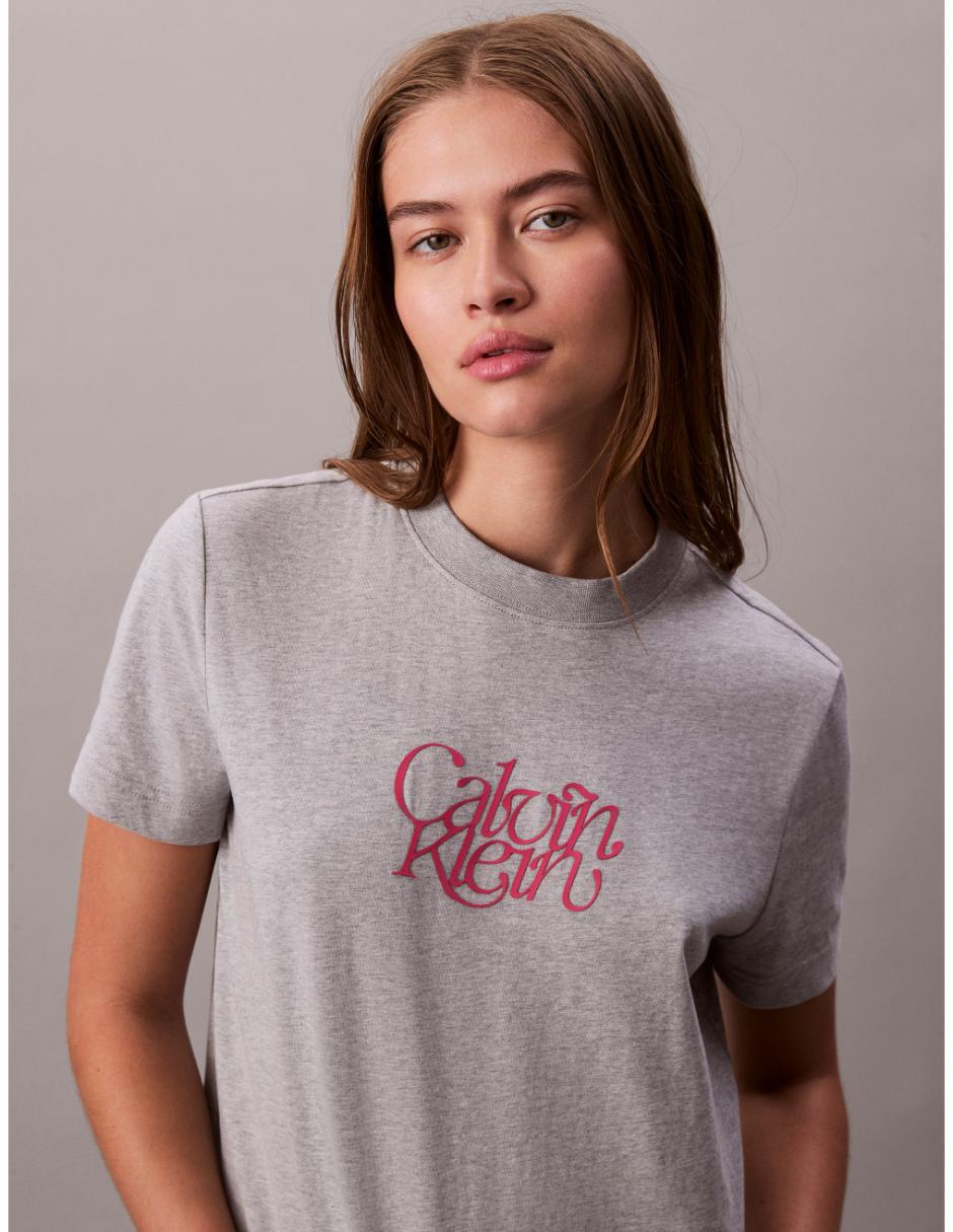 Playera manga corta cuello redondo mujer 3