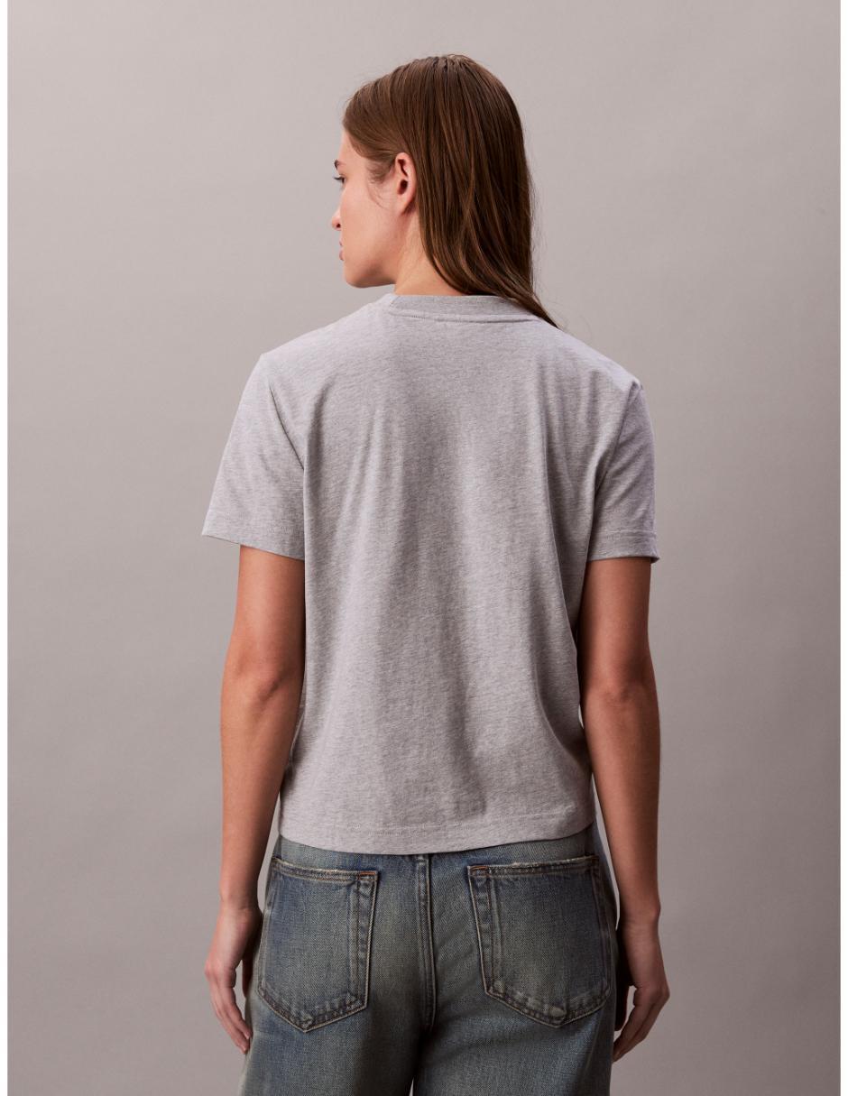 Playera manga corta cuello redondo mujer 5