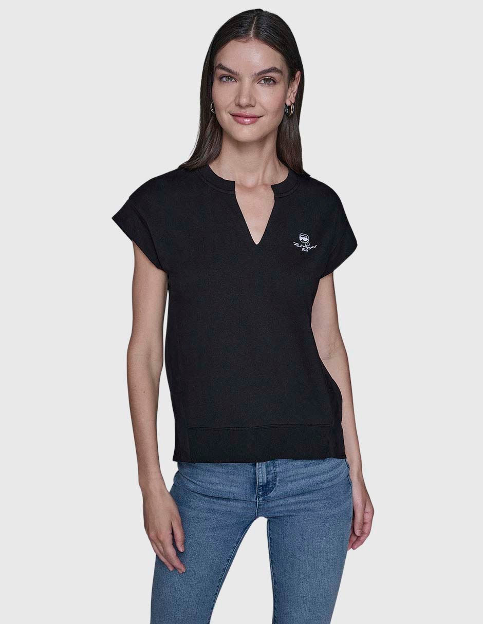 Blusa manga corta para mujer 1