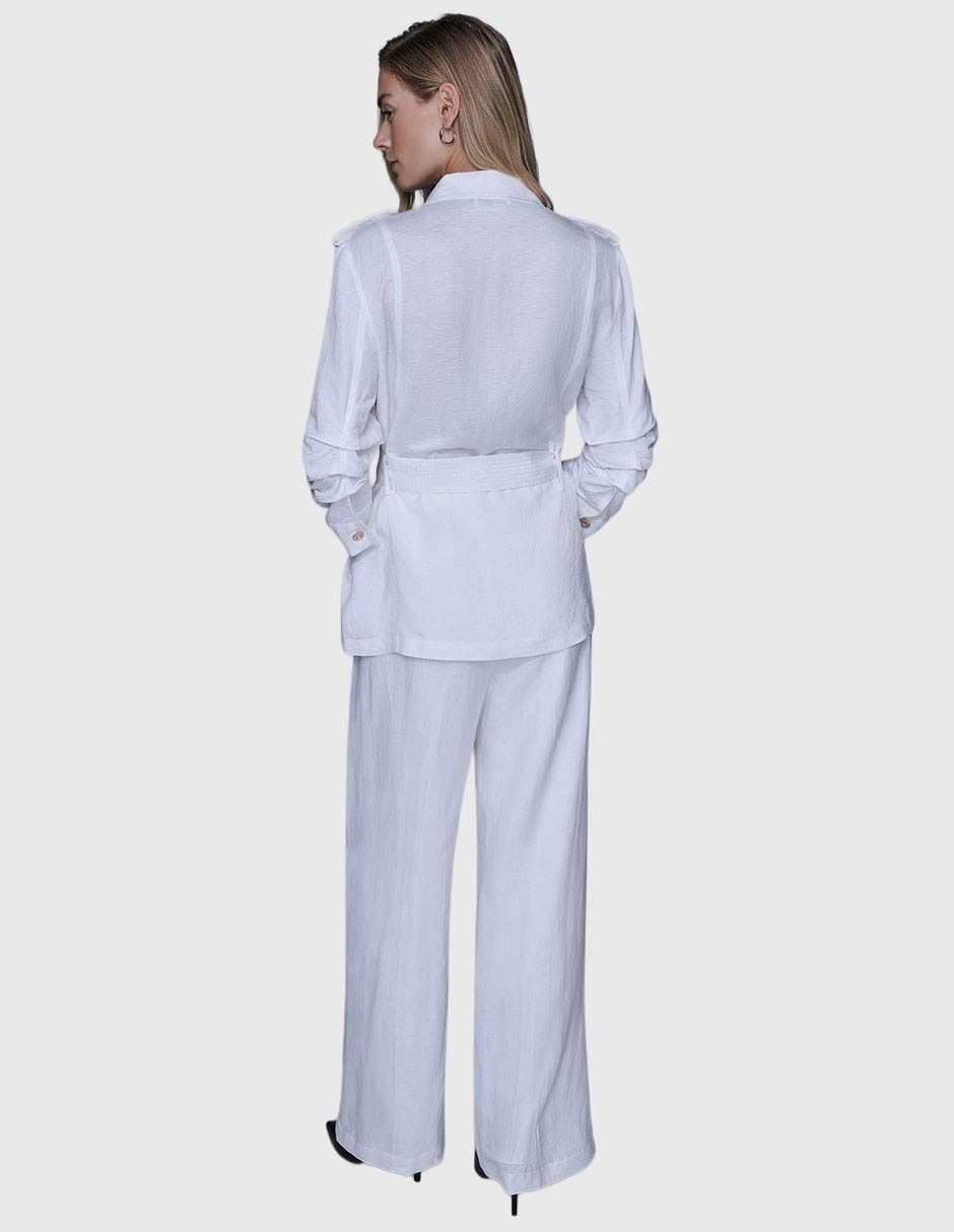 Blusa camisera manga larga para mujer 9