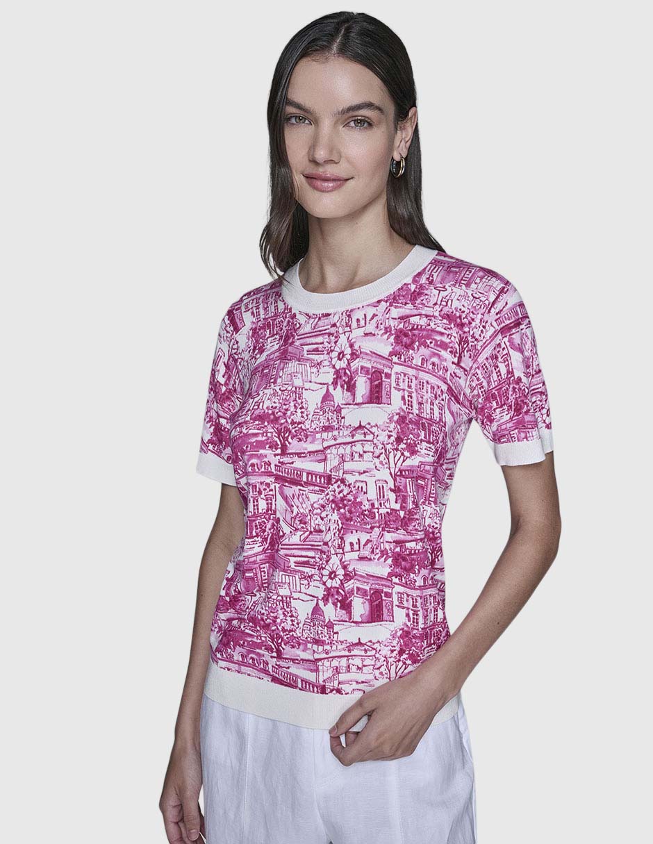 Blusa manga corta para mujer 1