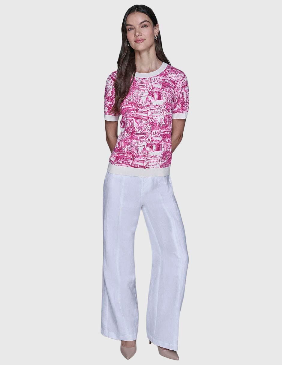 Blusa manga corta para mujer 7