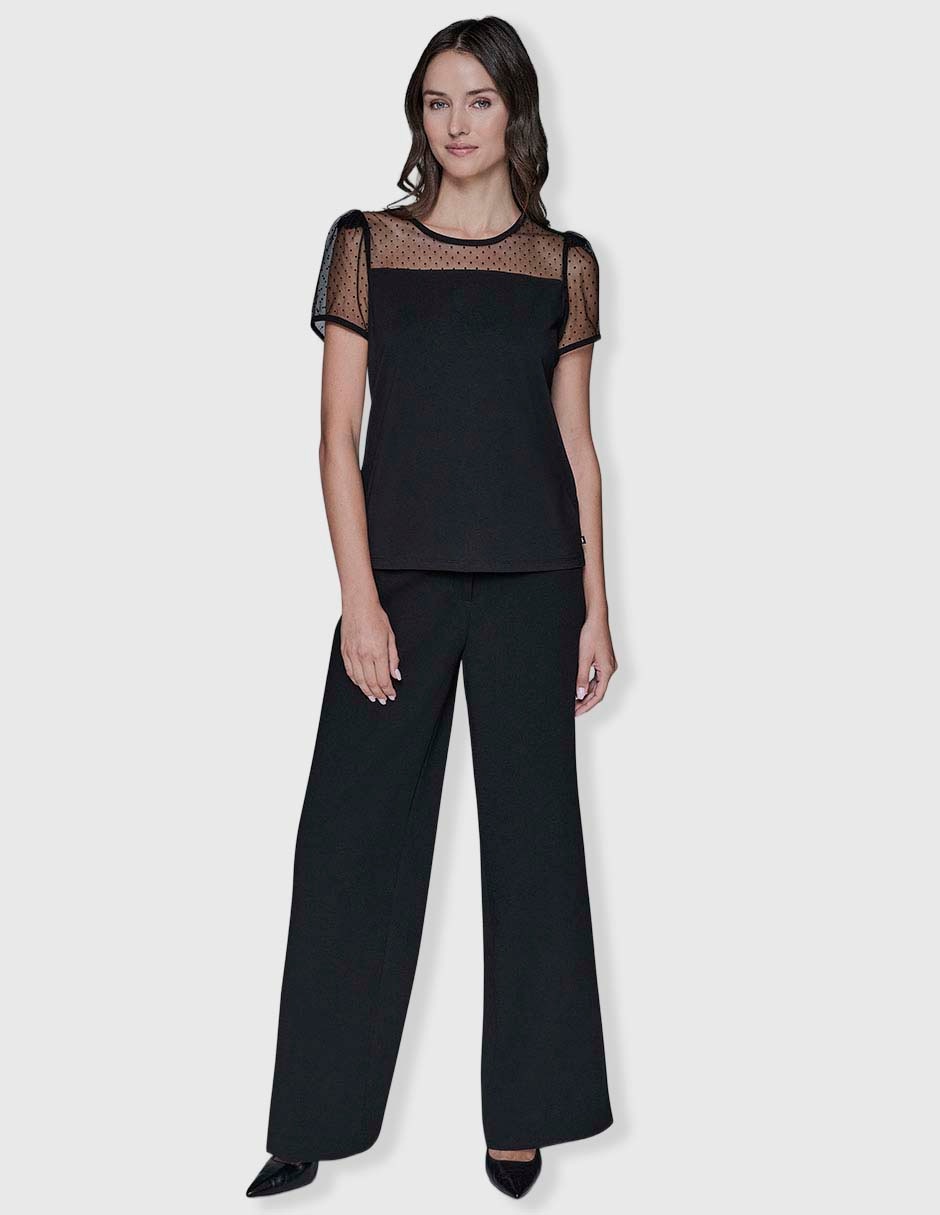 Blusa manga corta para mujer 1