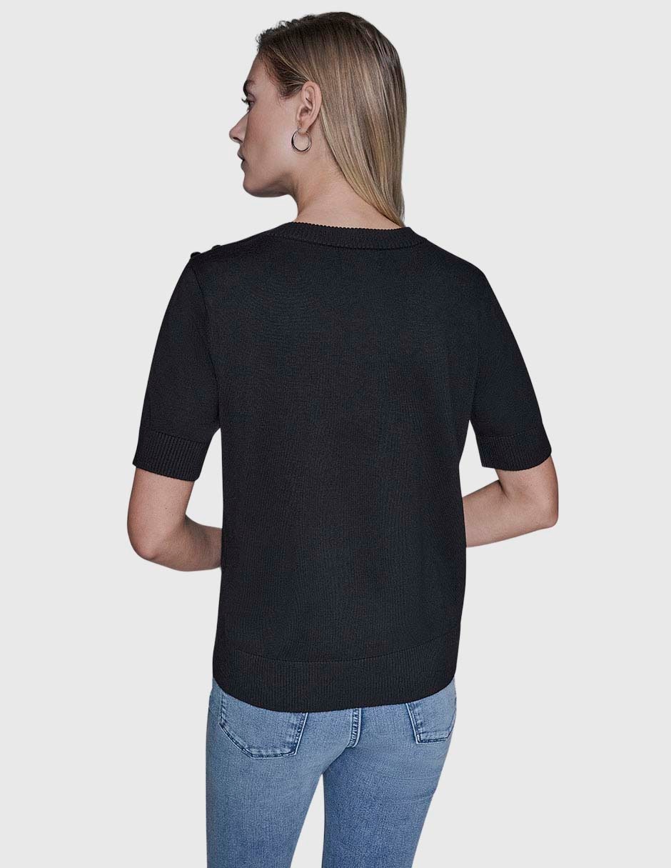 Blusa manga corta para mujer 9