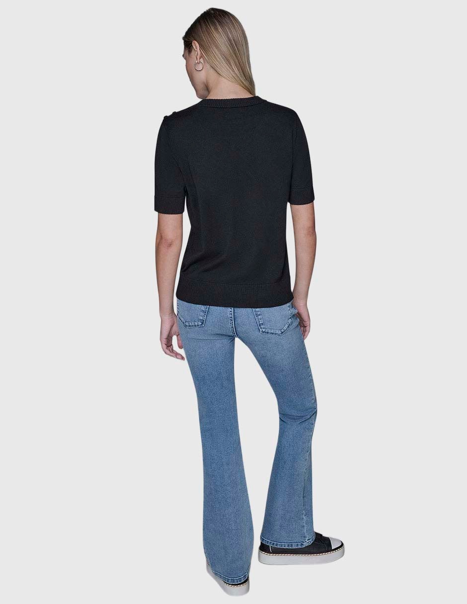 Blusa manga corta para mujer 10