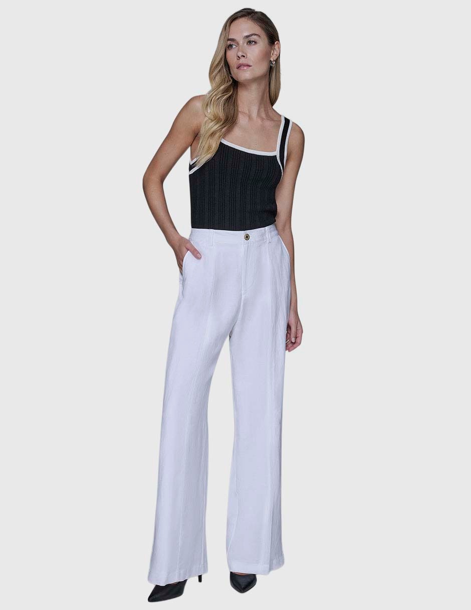 Pantalón chino amplio para mujer Pantalón chino amplio para mujer