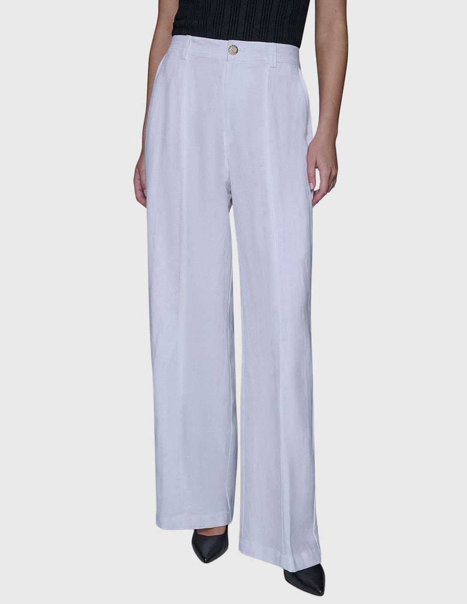 Pantalón chino Karl Lagerfeld Paris amplio para mujer