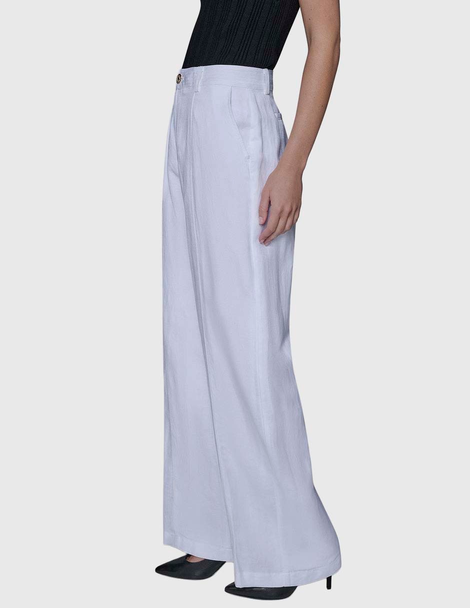 Pantalón chino Karl Lagerfeld Paris amplio para mujer