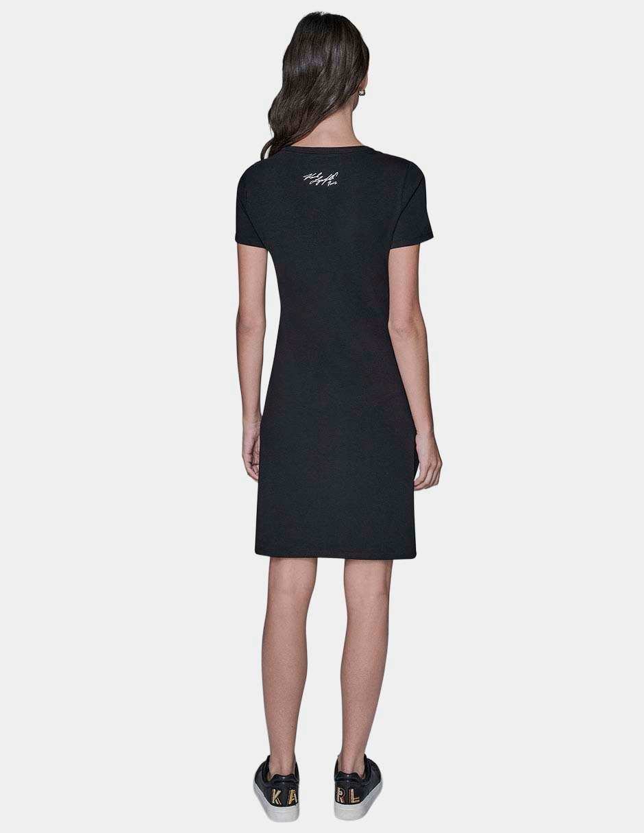 Vestido corto casual Karl Lagerfeld Paris para mujer
