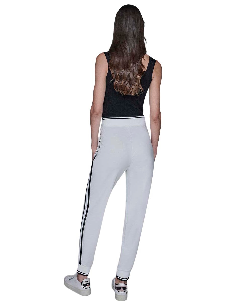 Pants slim con agujeta para mujer 5