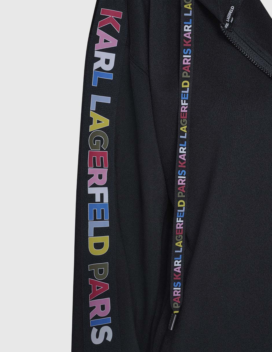 Sudadera con capucha y bolsa Karl Lagerfeld Paris para mujer