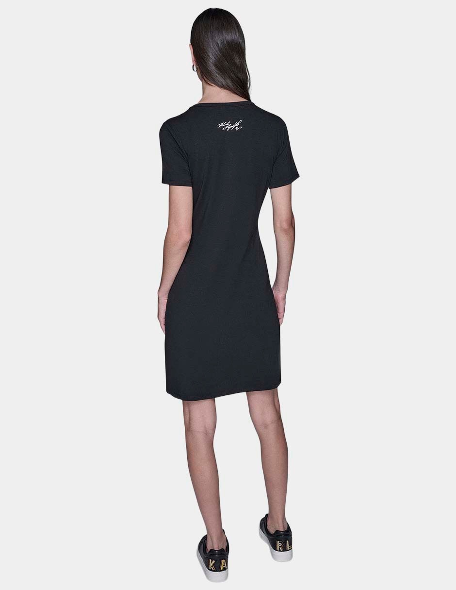 Vestido corto casual Karl Lagerfeld Paris para mujer