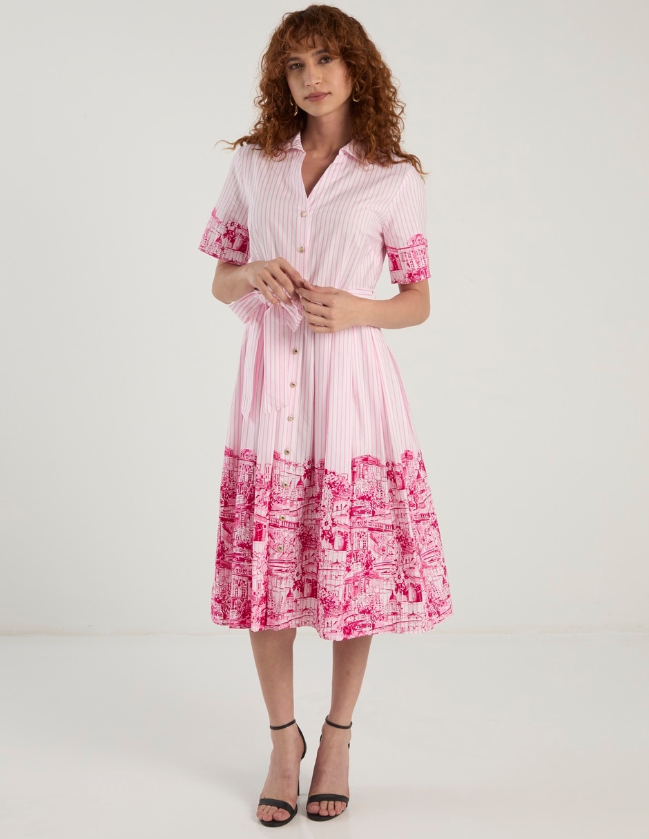 Vestido midi casual para mujer Vestido midi casual para mujer