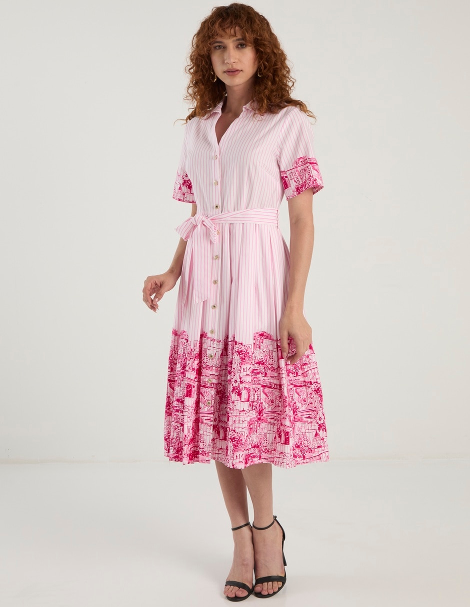 Vestido midi casual para mujer