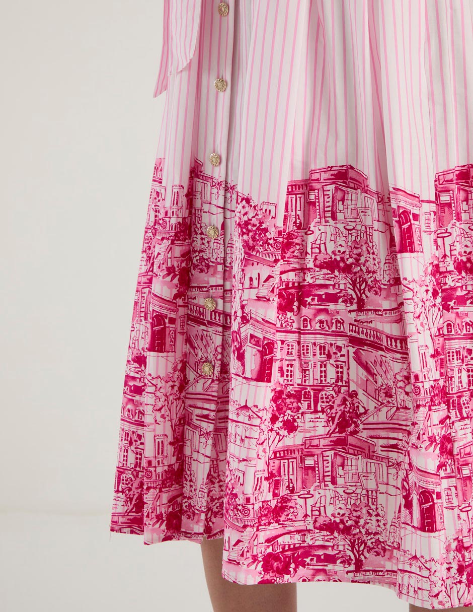 Vestido midi casual para mujer