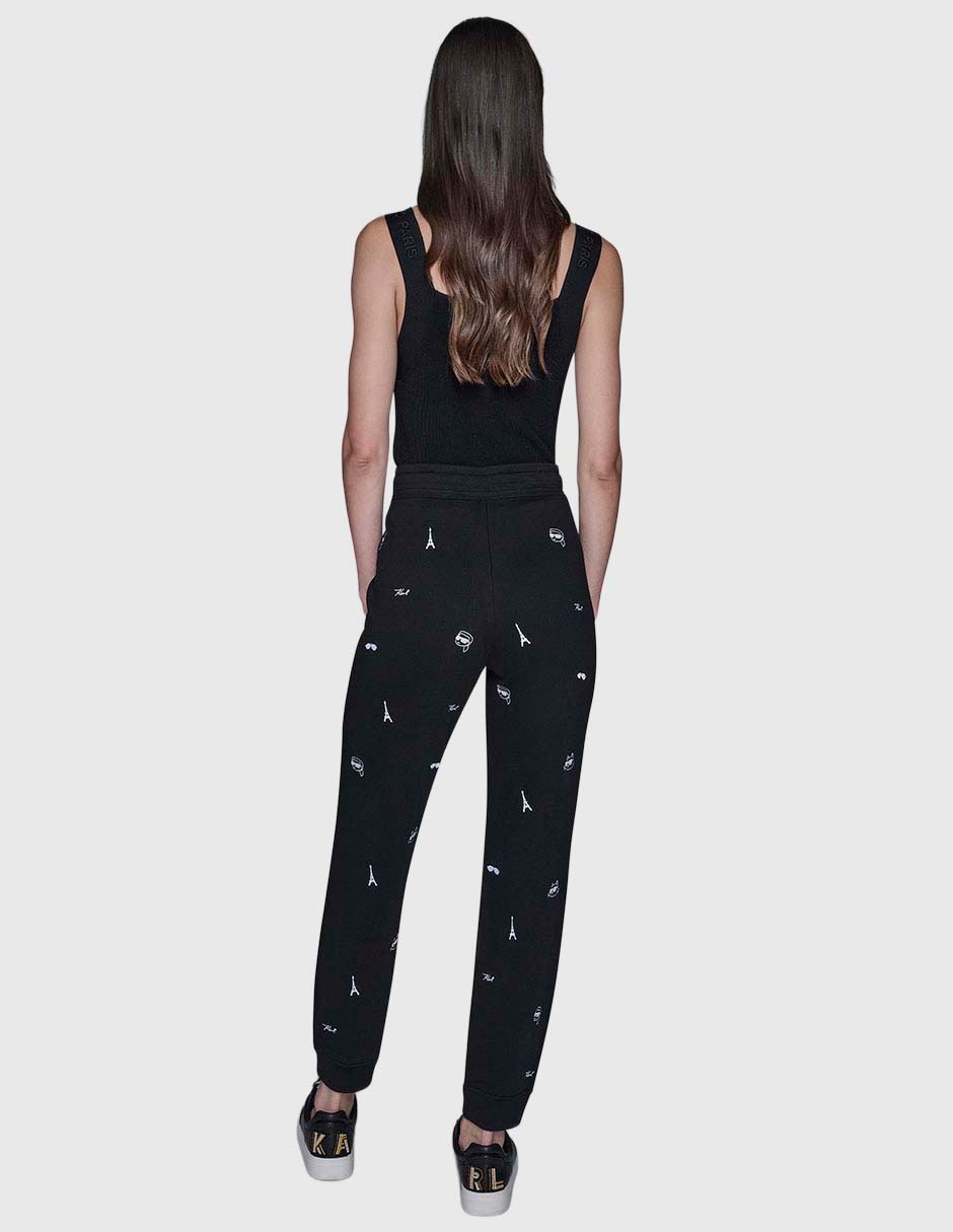 Pants slim Karl Lagerfeld Paris con agujeta para mujer