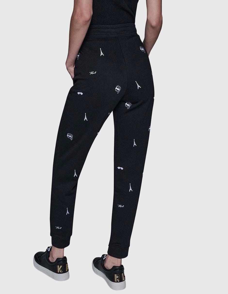 Pants slim Karl Lagerfeld Paris con agujeta para mujer