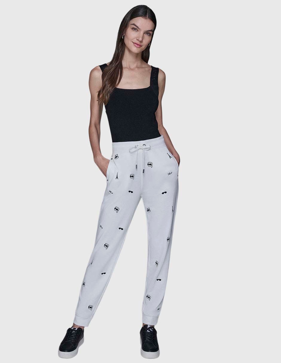 Pants slim con agujeta para mujer Pants slim con agujeta para mujer