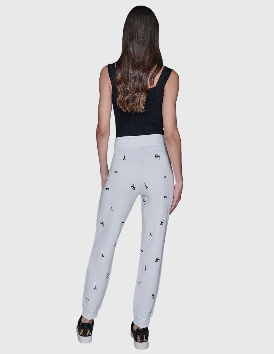 Pants slim con agujeta para mujer 5