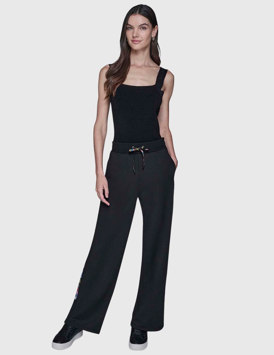 Pants straight con agujeta para mujer Pants straight con agujeta para mujer