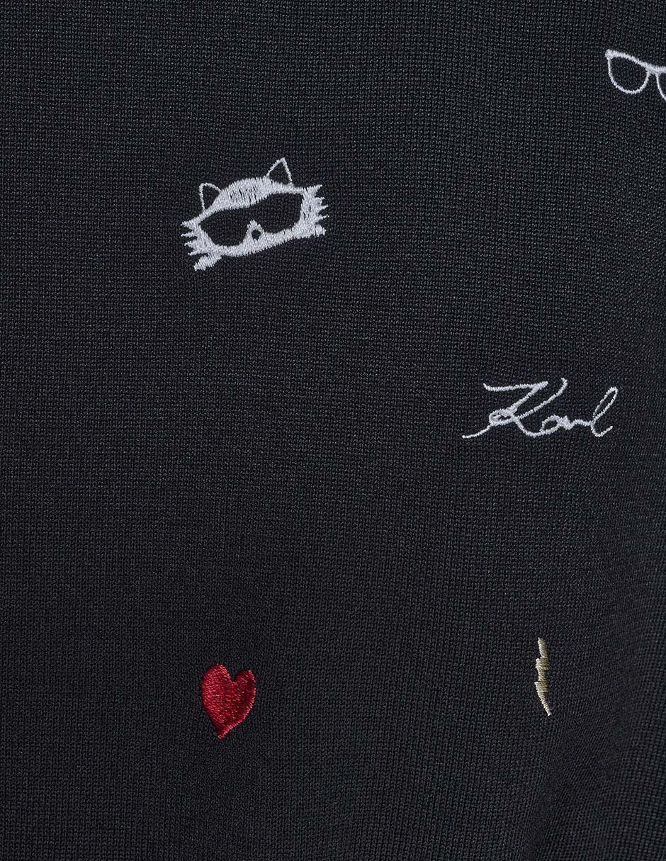 Suéter cuello redondo para mujer 6
