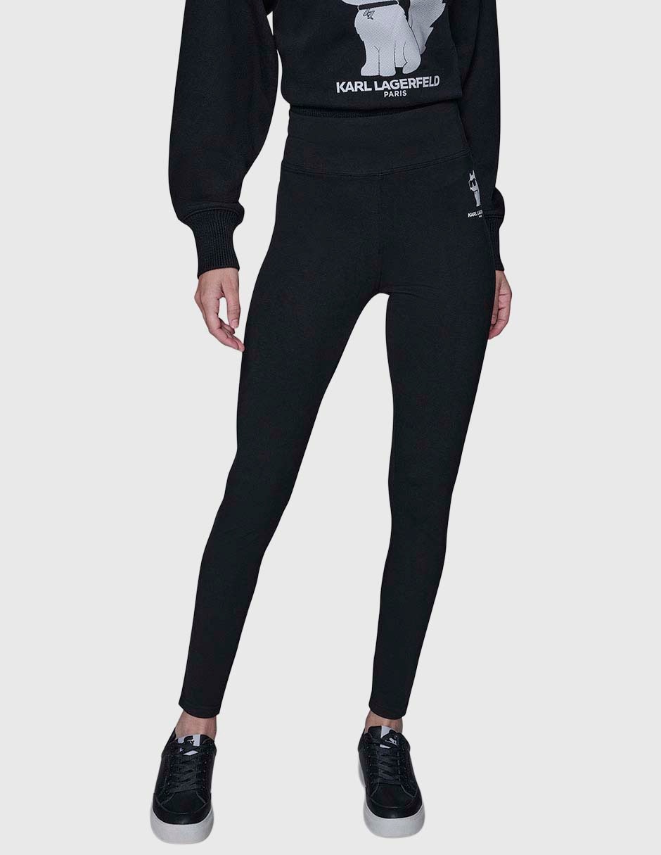 Legging Karl Lagerfeld Paris a la cintura con elástico para mujer